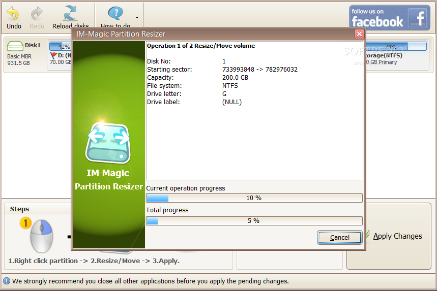 IM-Magic Partition Resizer 4.1.9 Crack