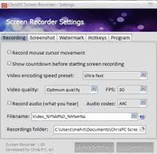 ChrisPC Screen Recorder Pro 3.0.0.3 Crack