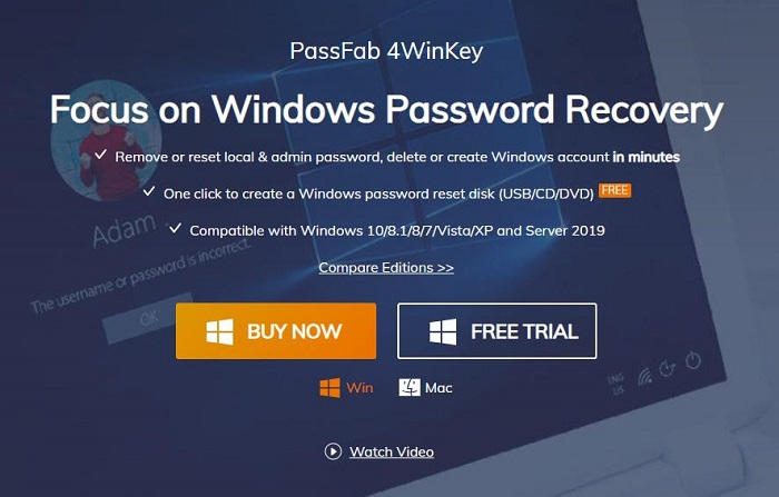 PassFab 4WinKey Ultimate 7.3.3 Crack